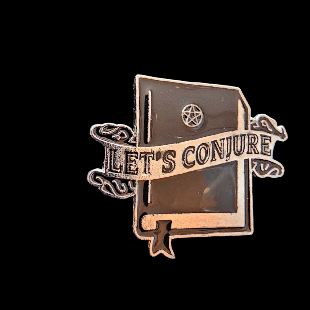 Let's Conjure Enamel Pin NWOT